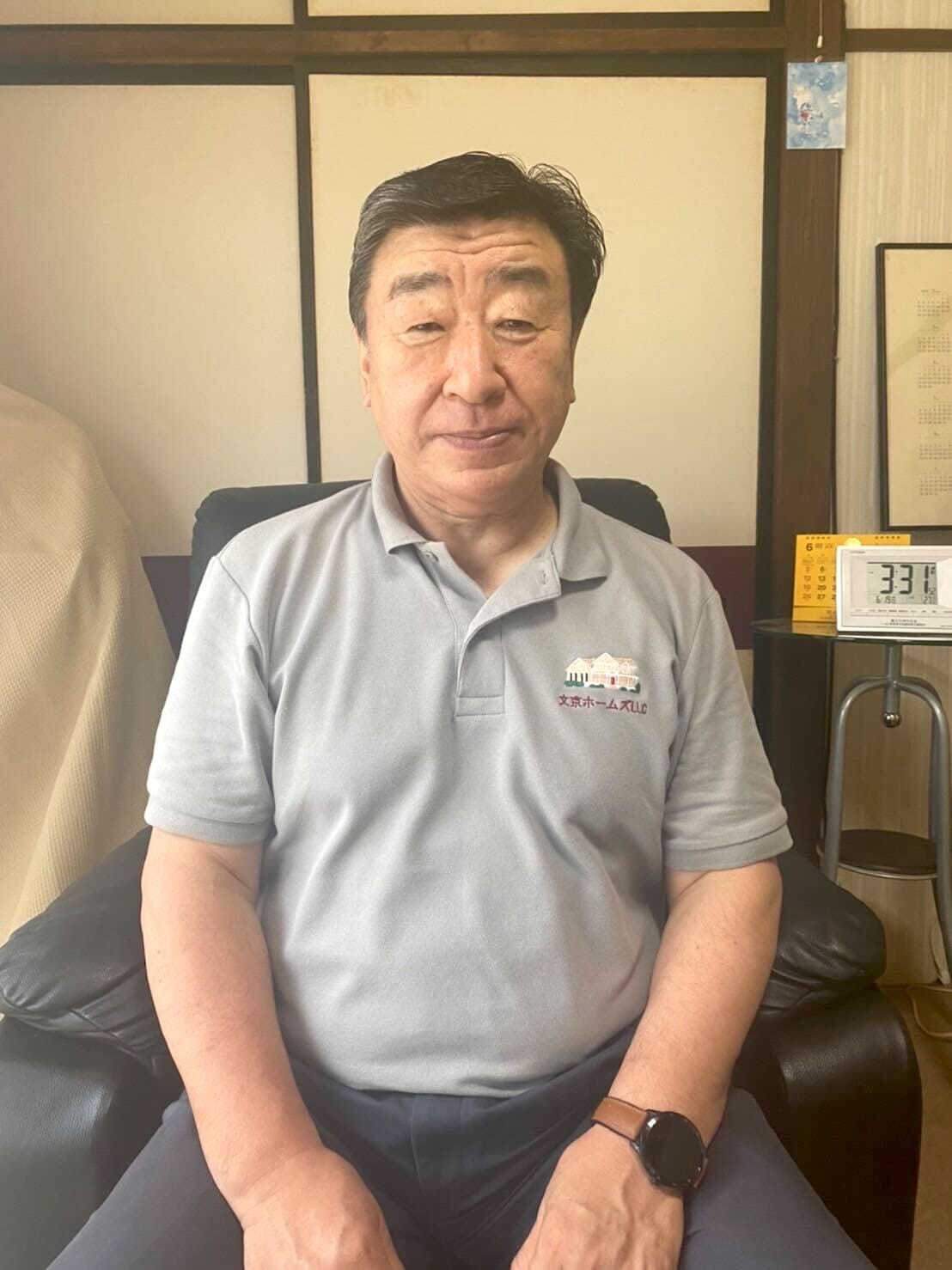 代表の写真